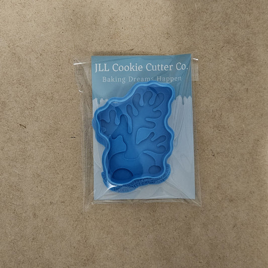 Coral | Ocean Creatures Cookie Cutter and Layered Embosser (EXCESS STOCK)