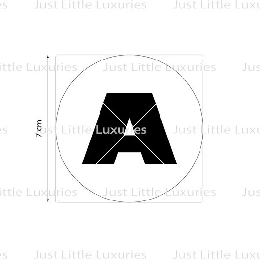 Roblox-Inspired Monogram Cookie Stamp