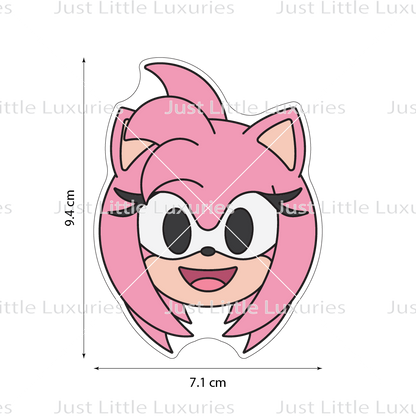 Amy Rose Cookie Cutter