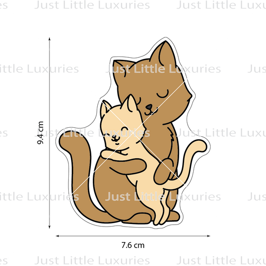 Cat Hug Cookie Cutter