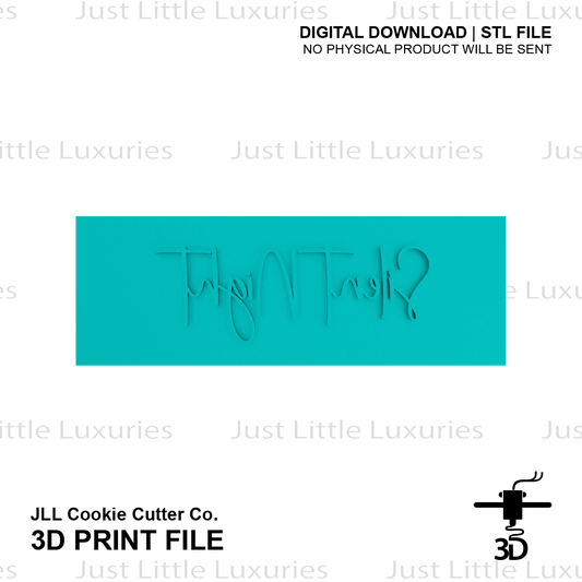 Silent Night Cookie Stick Cutter and Embosser (DIGITAL DOWNLOAD)