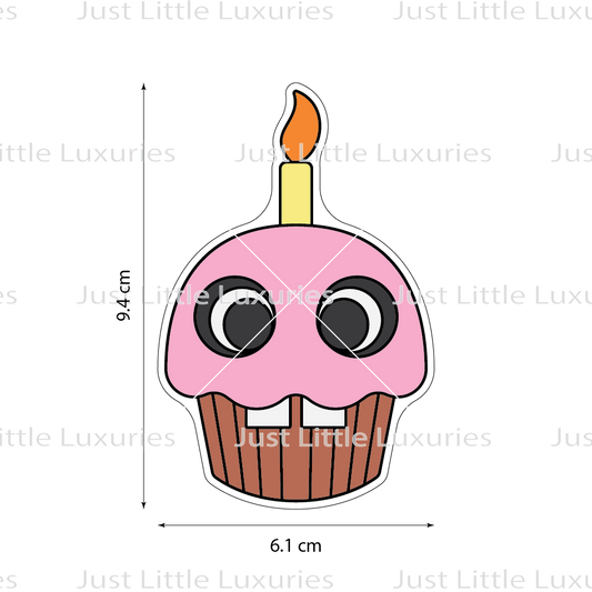 Mr Cupcake Cookie Cutter