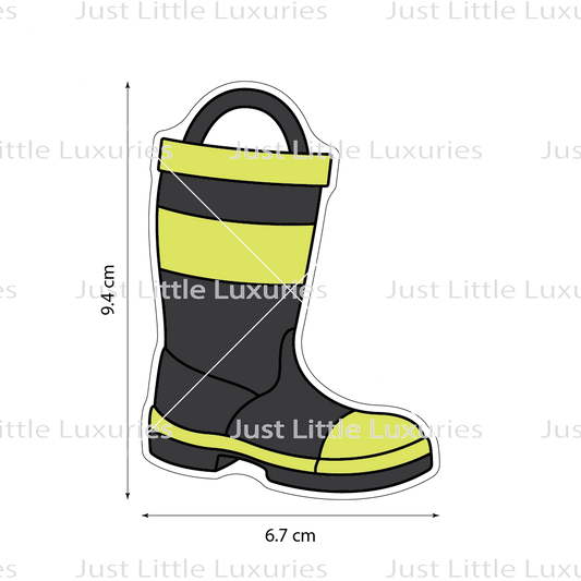 Firefighter's Boot Cookie Cutter