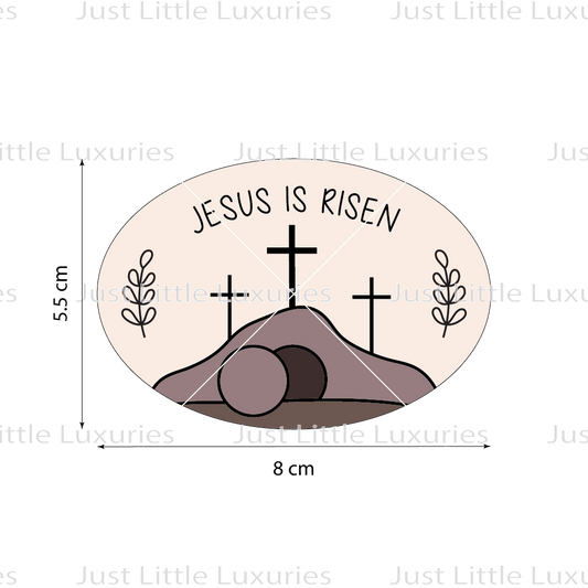 Jesus is Risen Cookie Cutter