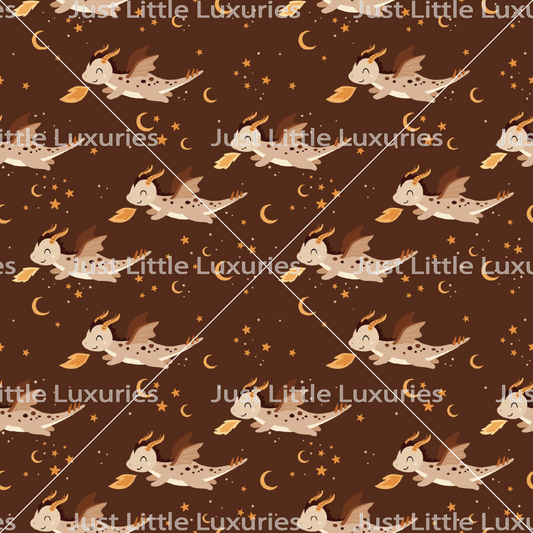 Flying Dragons – Digital Edible Image (Seamless Pattern)