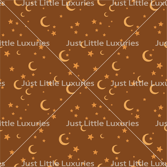 Moons and Stars – Digital Edible Image (Seamless Pattern)