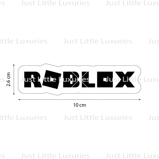 Roblox-inspired Logo Cookie Cutter