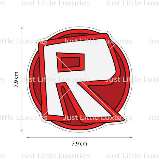 Roblox-Inspired Logo Cookie Cutter