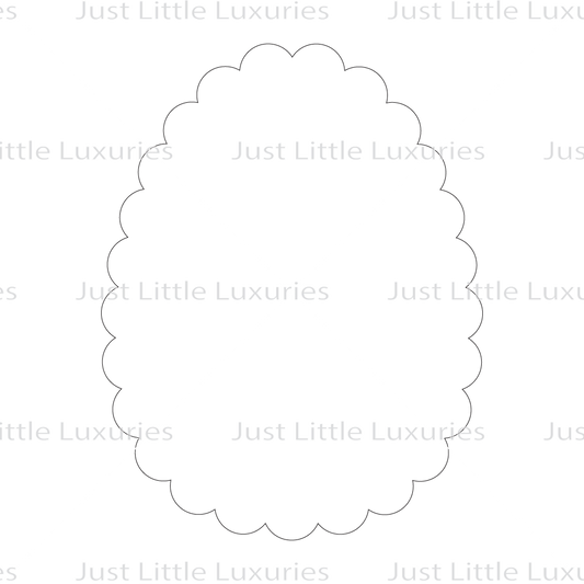 Scalloped Egg Cookie Cutter