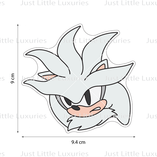 Silver Hedgehog Cookie Cutter