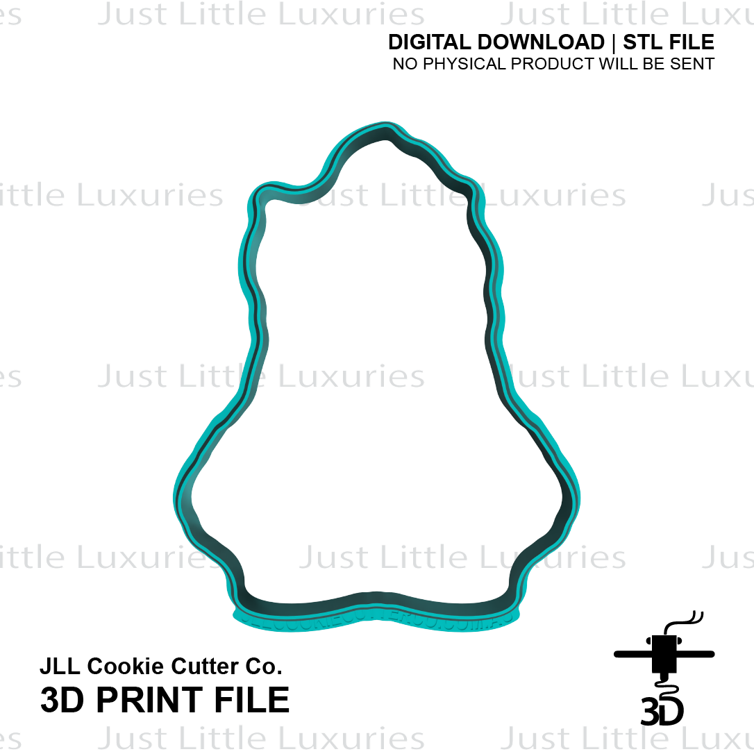 Anger Cookie Cutter and Embosser (DIGITAL DOWNLOAD)