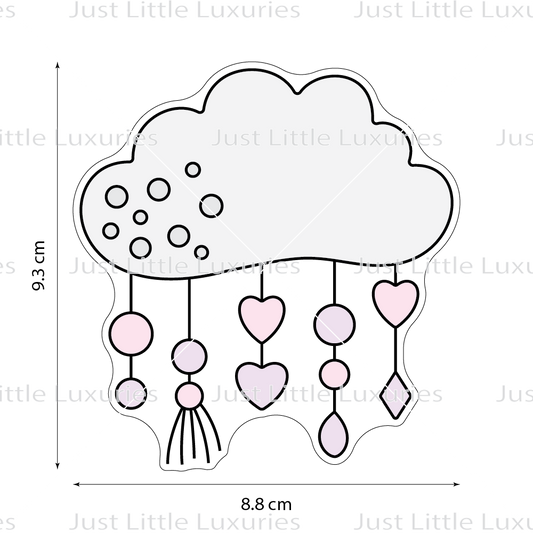 Boho Cloud (1) Cookie Cutter