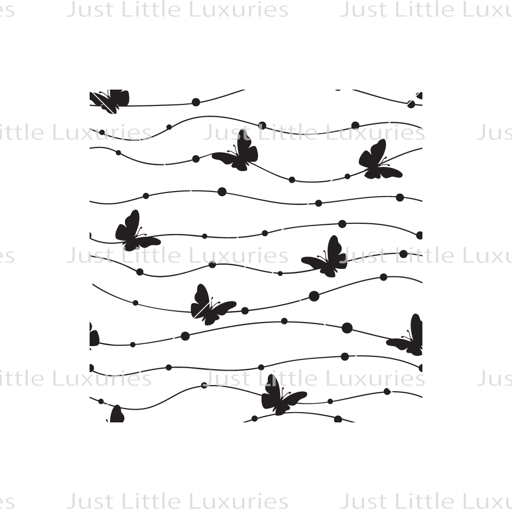 Butterfly Waltz Pattern Debosser