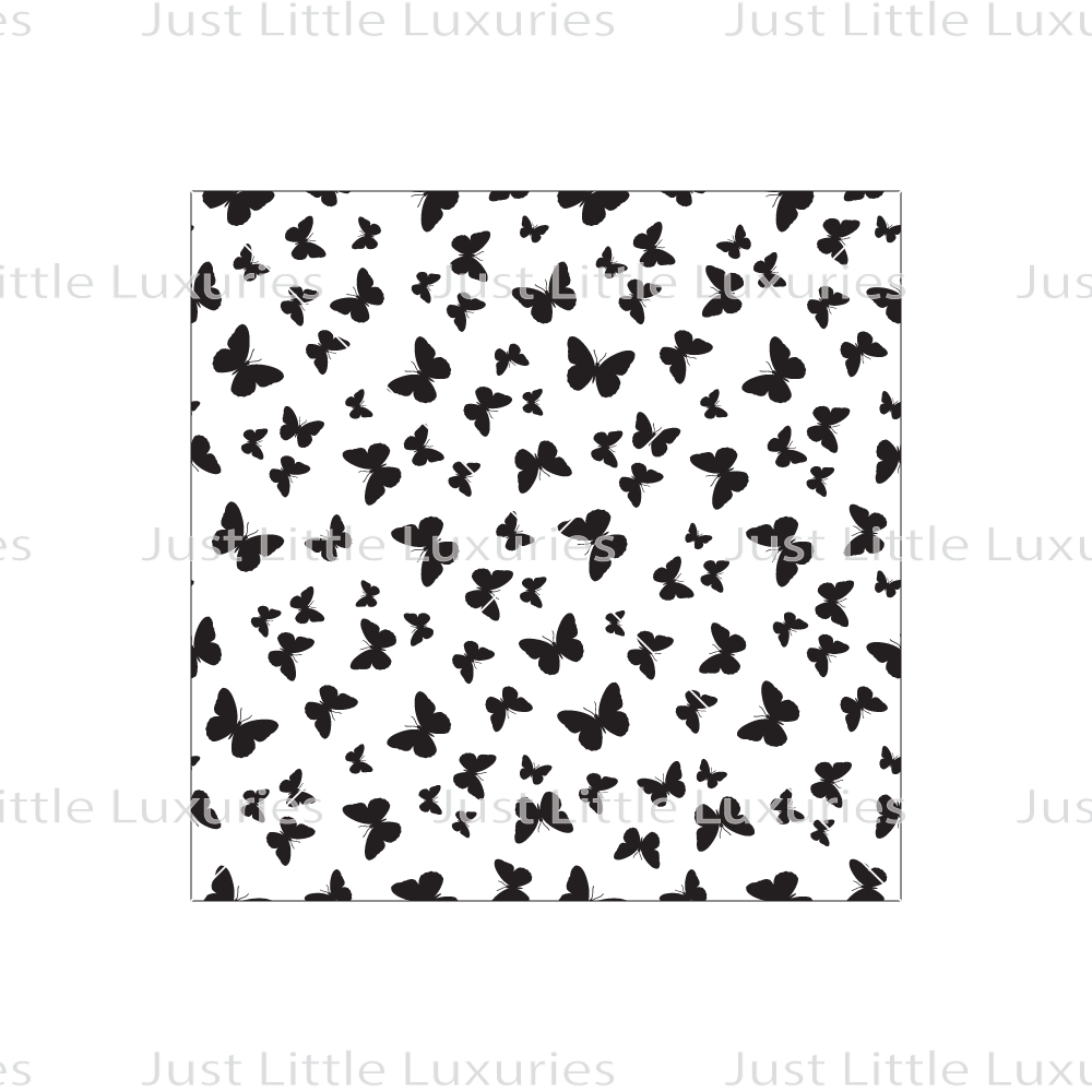 Butterfly Mix Pattern Debosser