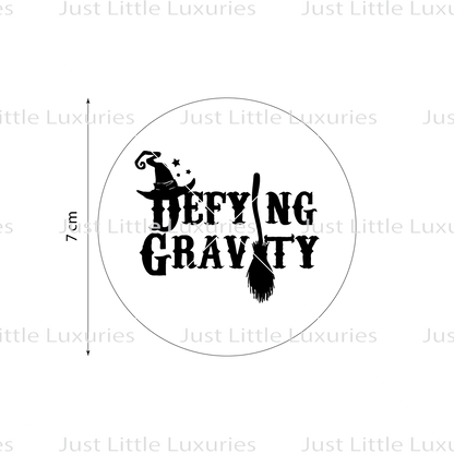 Defying Gravity Cookie Stamp