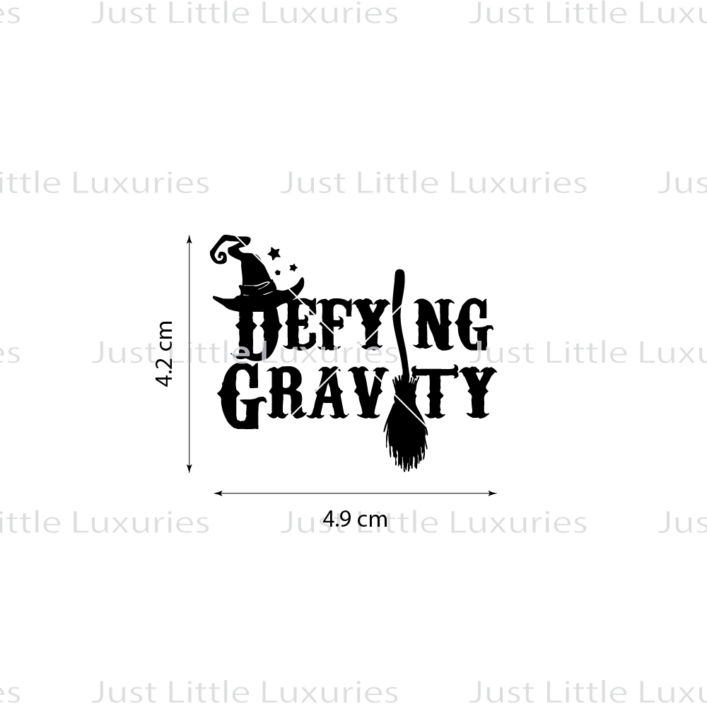 Defying Gravity Cookie Stamp