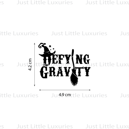 Defying Gravity Cookie Stamp