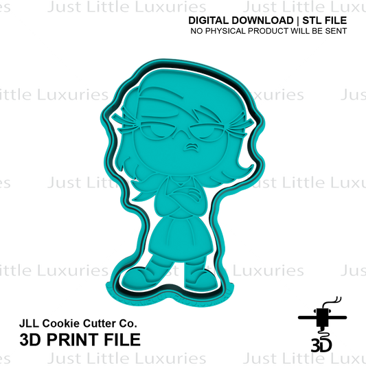 Disgust Cookie Cutter and Embosser (DIGITAL DOWNLOAD)
