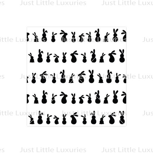 Easter Bunnies Pattern Debosser