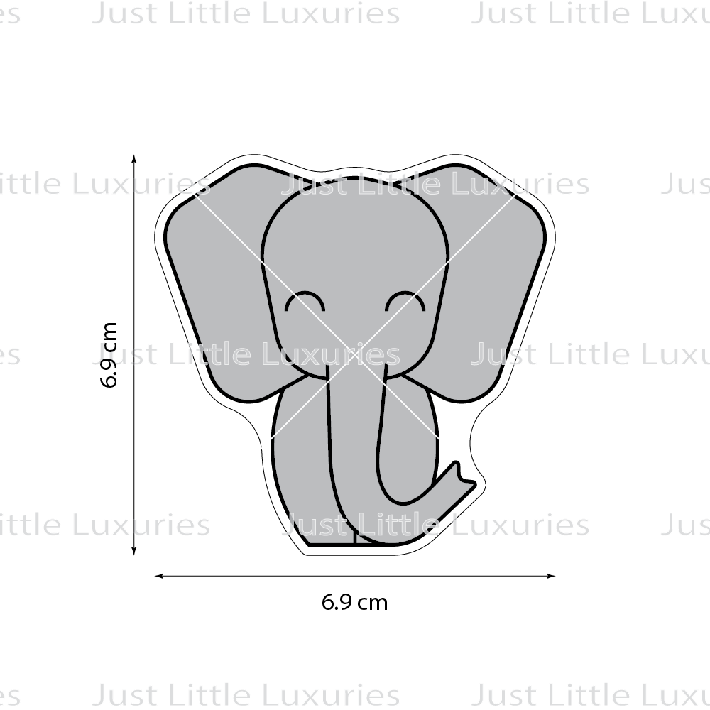 Elephant Layered Cookie Cutter