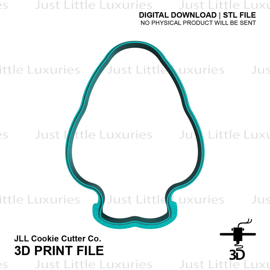 Embarrassment Cookie Cutter and Embosser (DIGITAL DOWNLOAD)