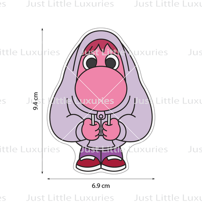 Embarrassment Cookie Cutter and Embosser (DIGITAL DOWNLOAD)