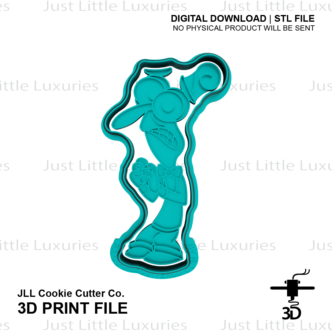 Fear Cookie Cutter and Embosser (DIGITAL DOWNLOAD)