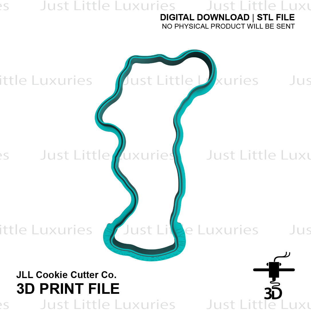 Fear Cookie Cutter and Embosser (DIGITAL DOWNLOAD)