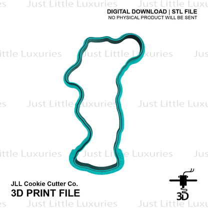 Fear Cookie Cutter and Embosser (DIGITAL DOWNLOAD)