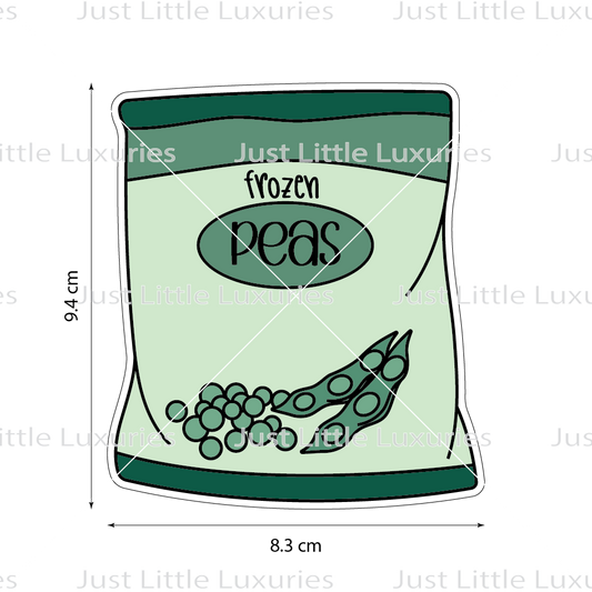 Frozen Peas Cookie Cutter