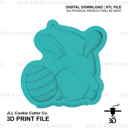 Gnome with Egg Cutter and Stamp Set (DIGITAL DOWNLOAD)