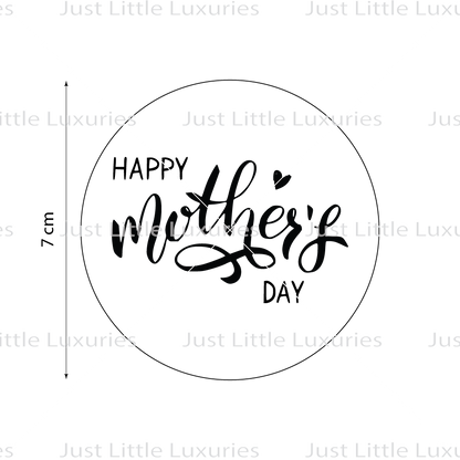 Happy Mothers Day (Heart Top) Cookie Stamp