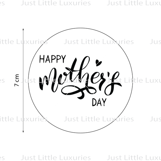 Happy Mothers Day (Heart Top) Cookie Stamp