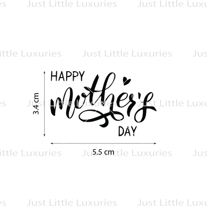 Happy Mothers Day (Heart Top) Cookie Stamp