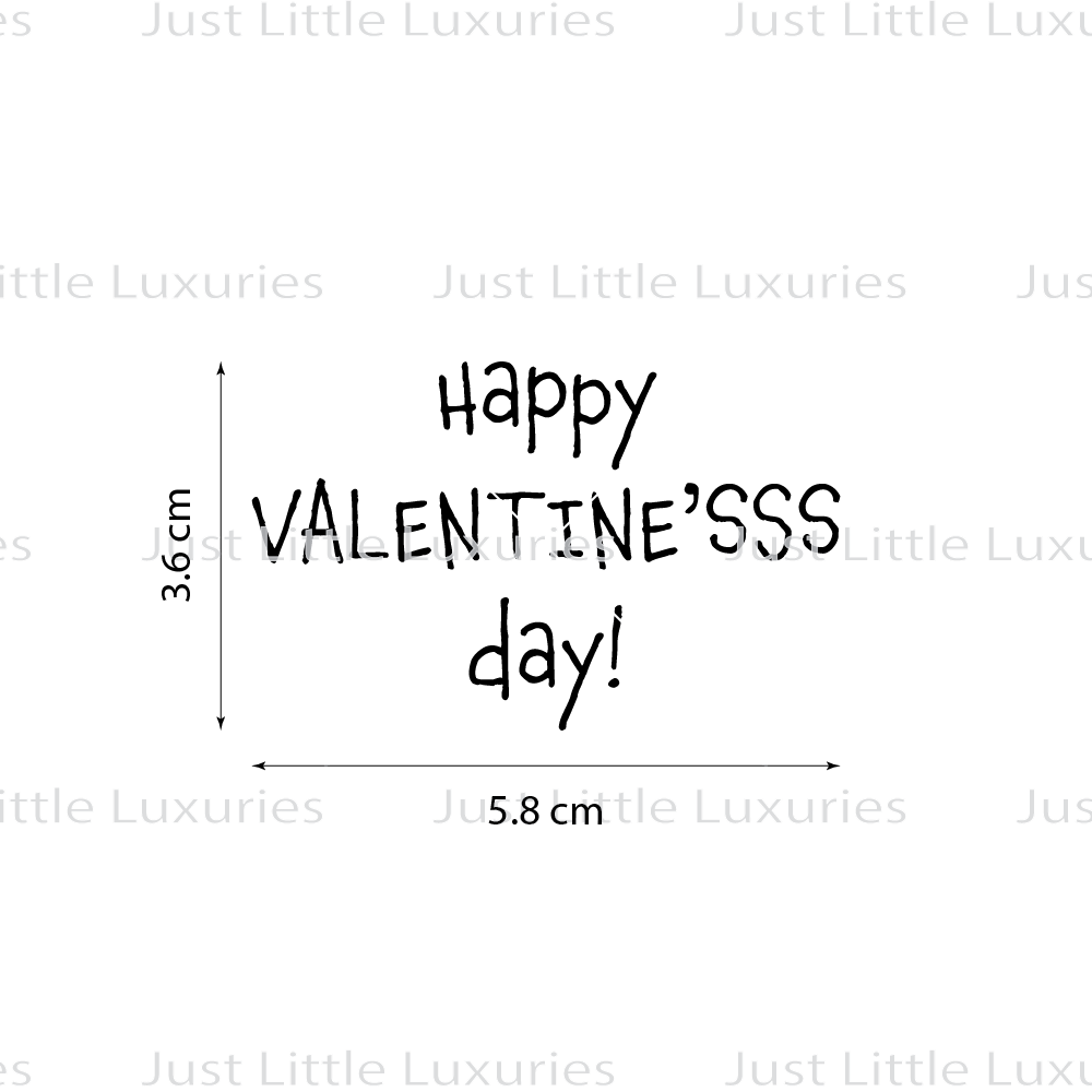 Happy Valentine'sss Day! Cookie Stamp