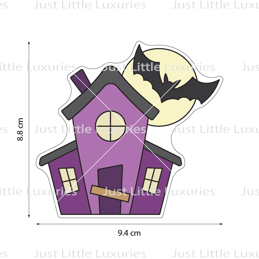 Haunted House Layered Cookie Cutter