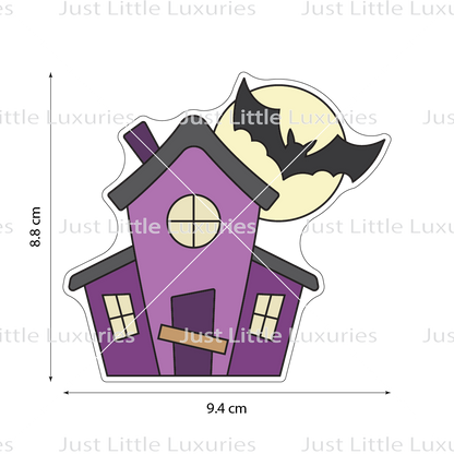 Haunted House Layered Cookie Cutter