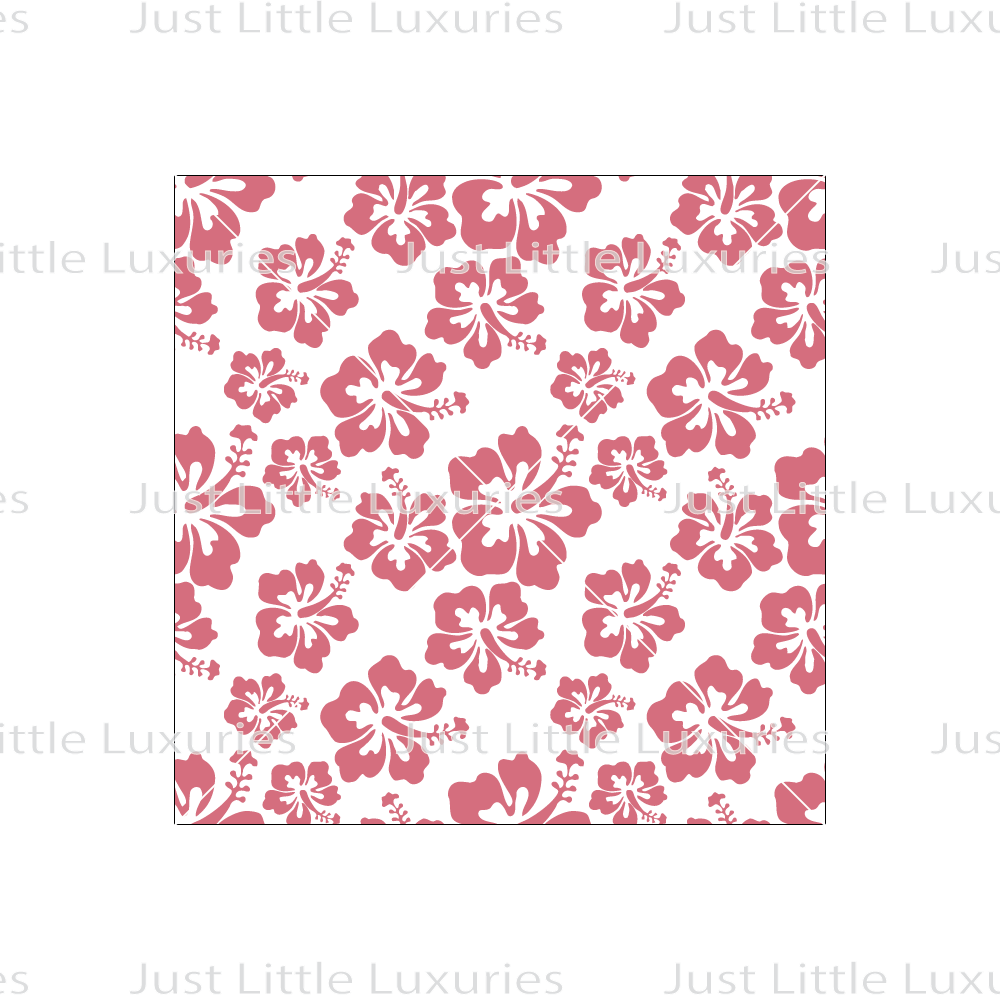 Hibiscus Pattern Debosser