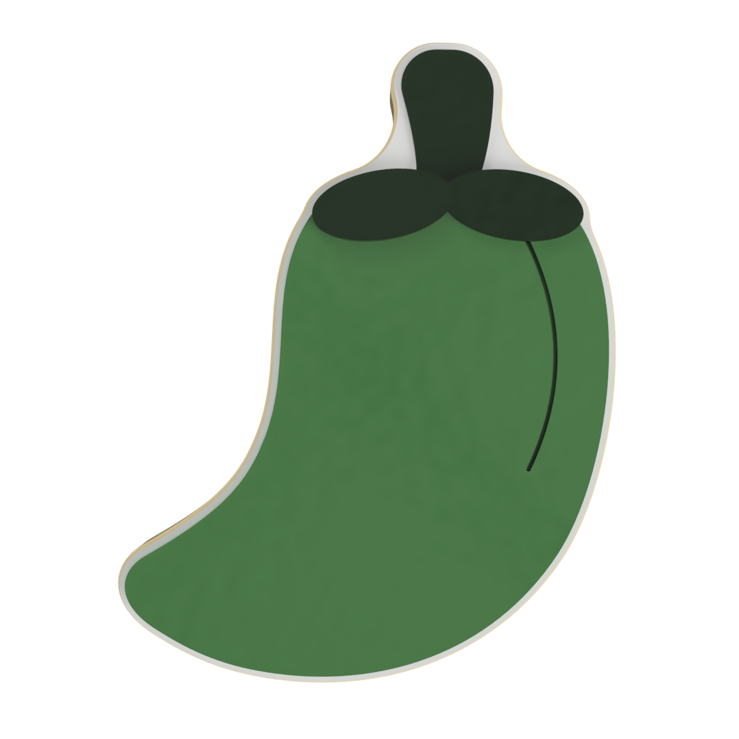 Jalapeno Layered Cookie Cutter