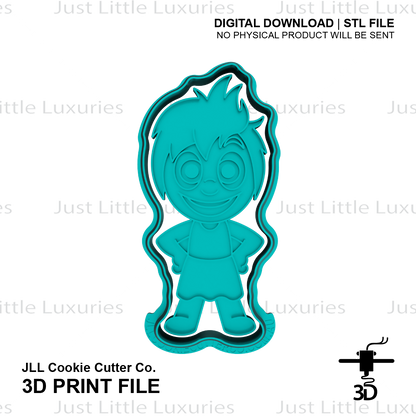 Joy Cookie Cutter and Embosser (DIGITAL DOWNLOAD)