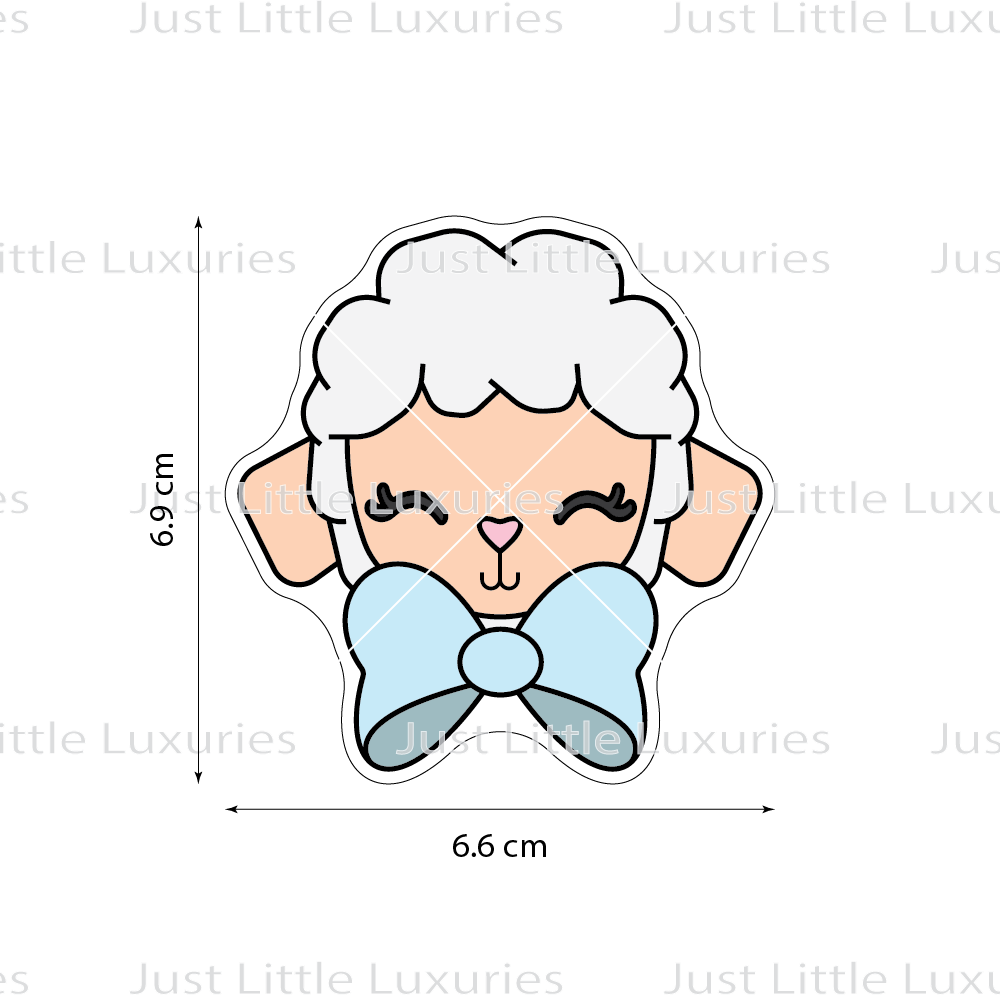 Lamb Face Cookie Cutter