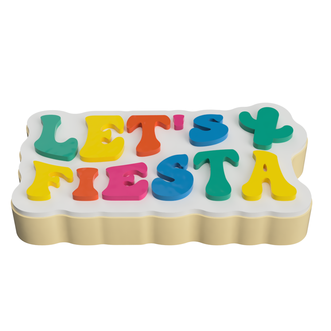 "Let's Fiesta" Layered Cookie Cutter