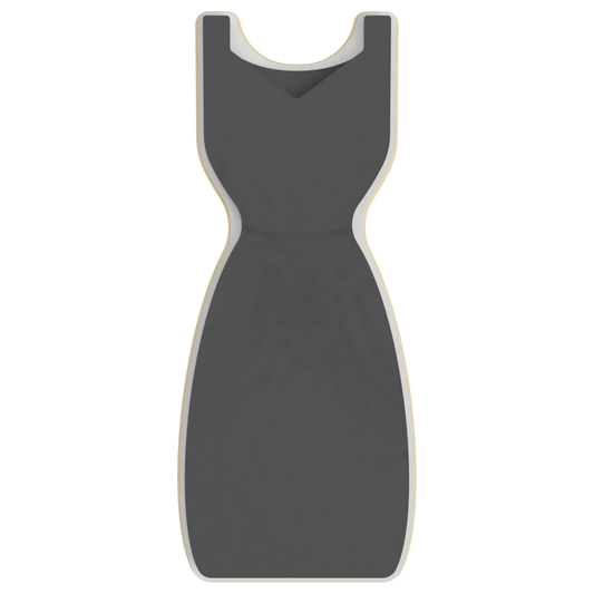Little Black Dress Layered Cookie Cutter