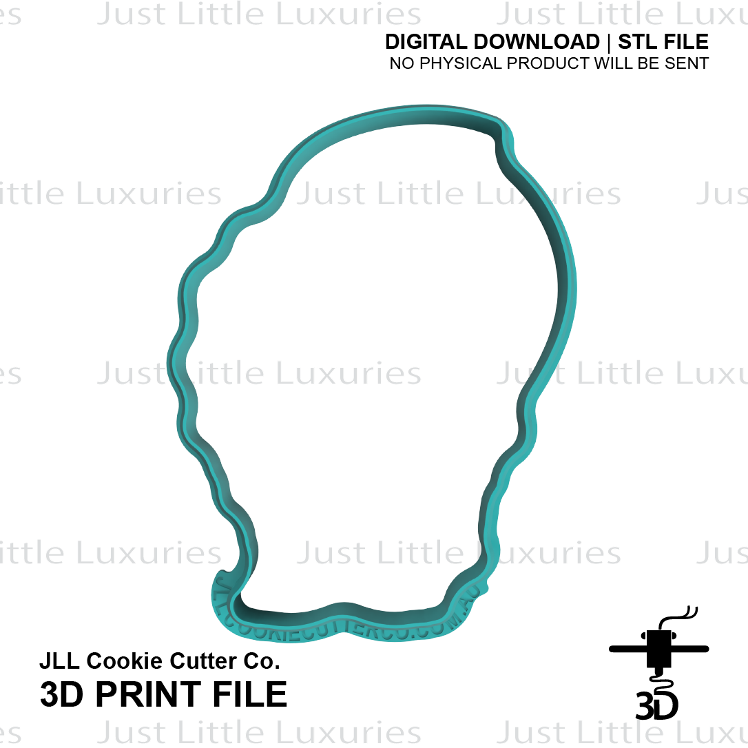 Maui Cookie Cutter and Embosser (DIGITAL DOWNLOAD)