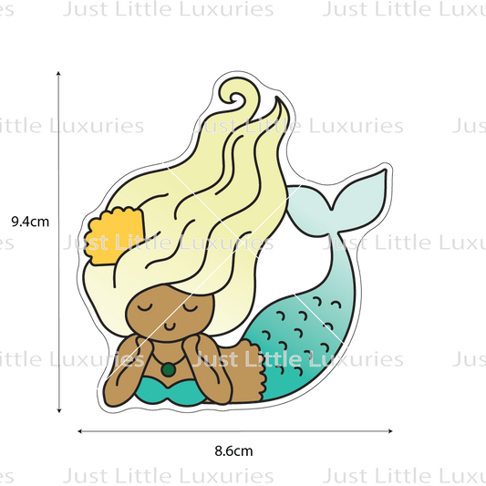 Mermaid (2) Cookie Cutter