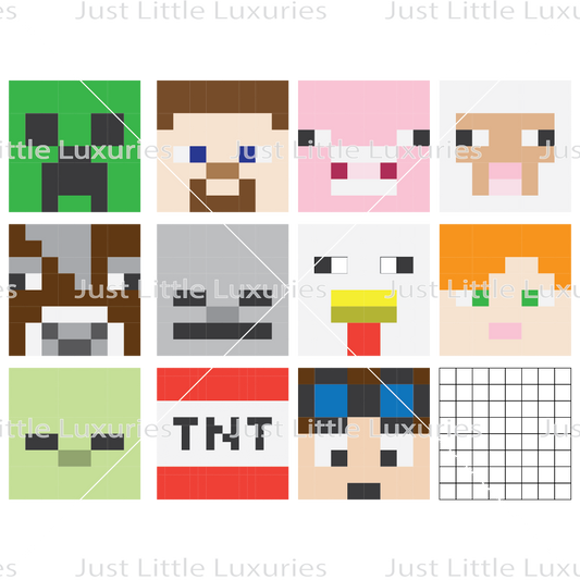 Block Faces Cookie Stamp Bundle