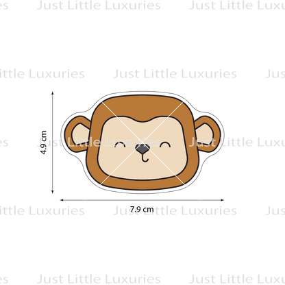 Monkey Face Layered Cookie Cutter
