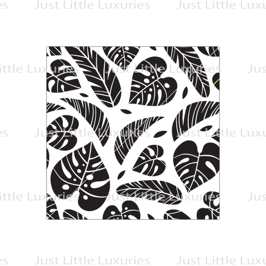 Monstera Leaves Pattern Debosser