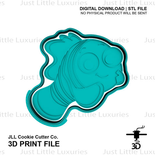 Clown Fish Cookie Cutter (DIGITAL DOWNLOAD)