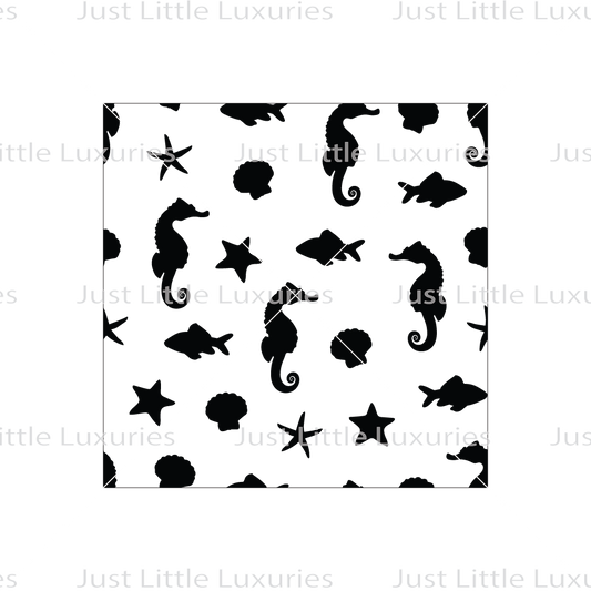 Ocean Icons (Light) Pattern Debosser